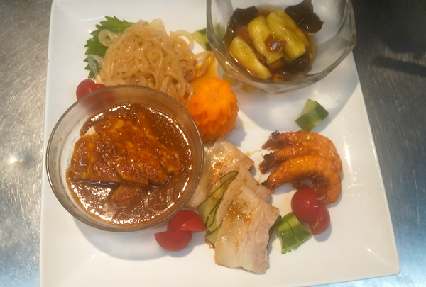 コースの前菜（一例）