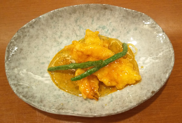 車海老のピリ辛甘酢ソース