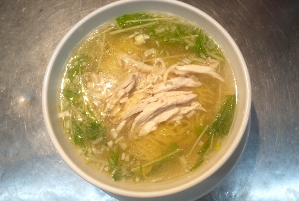 鶏スープそば