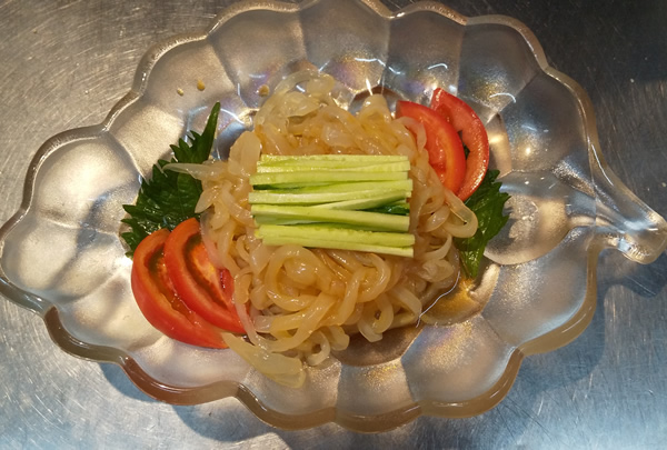 くらげの冷菜